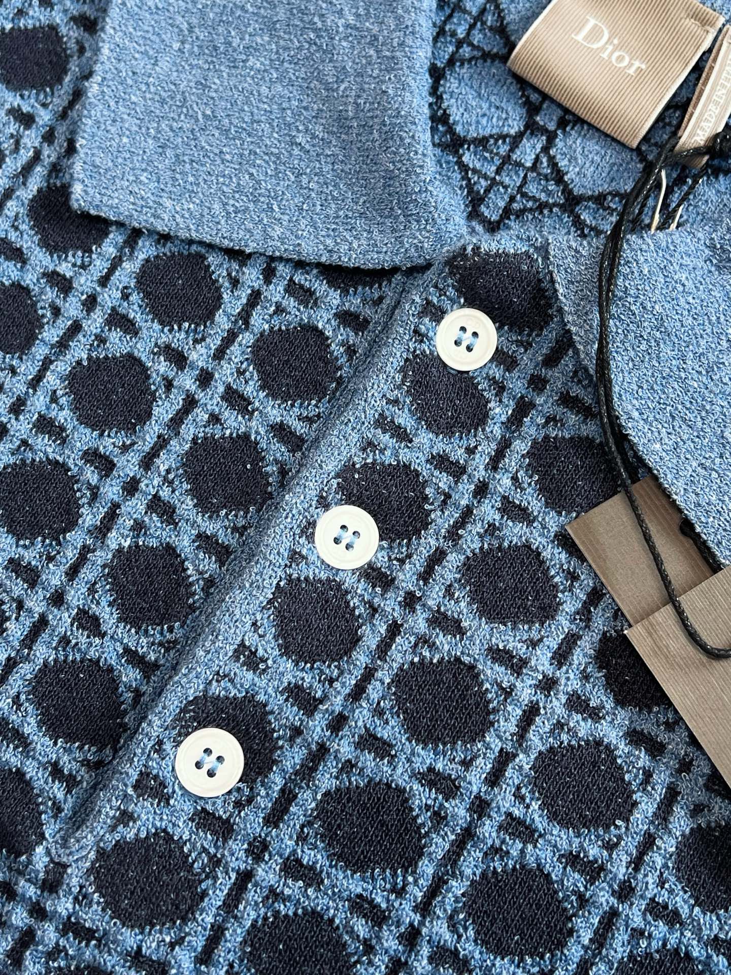 V Factory / Dior Knit Short-Sleeved Shirt