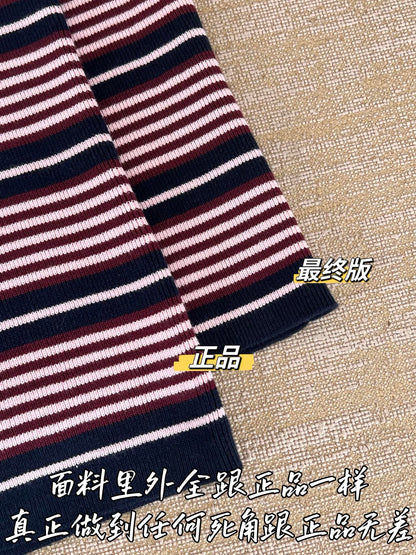 티모 / 프라다 레터링 로고 스트라이프 반팔