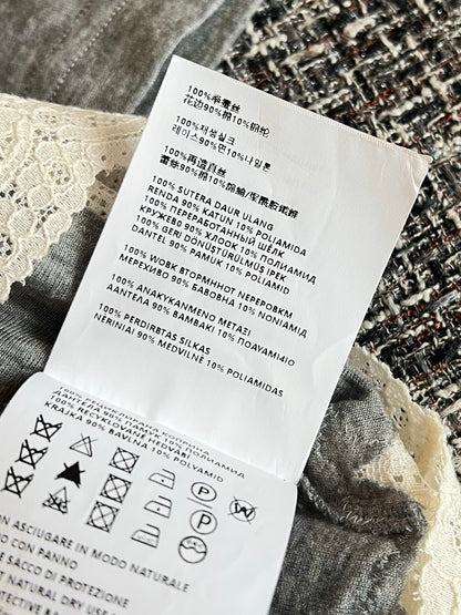 티모 / 미우미우 레이스 패치 반팔