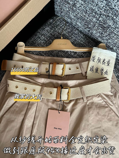티모 / 미우미우 26SS 신상 캐주얼 롱팬츠