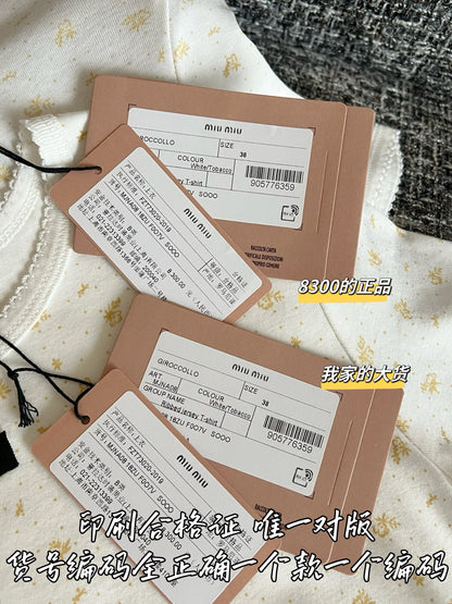 티모 / 미우미우 26SS 신상 꽃무늬 반팔