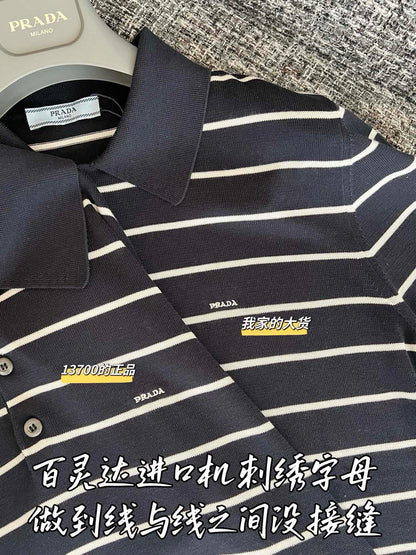 티모 / 프라다 26SS 스트라이프 폴로셔츠