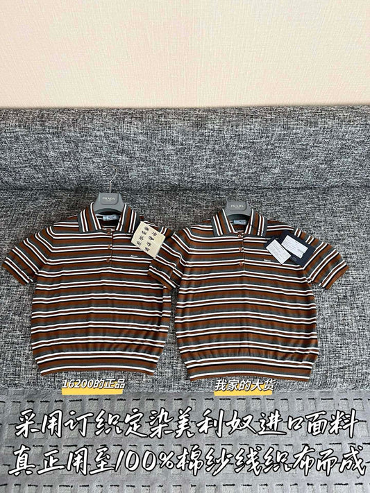 티모 / 프라다 26SS 스트라이프 폴로셔츠