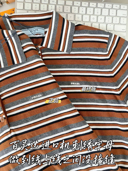 티모 / 프라다 26SS 스트라이프 폴로셔츠