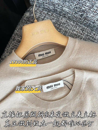 티모 / 미우미우 26SS 신상 반팔 니트 탑