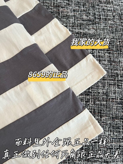 티모 / 미우미우 26SS 신상 스트라이프 쇼트슬리브 티셔츠