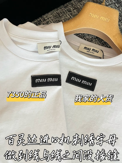 티모 / 미우미우 26SS 신상 반팔 티셔츠