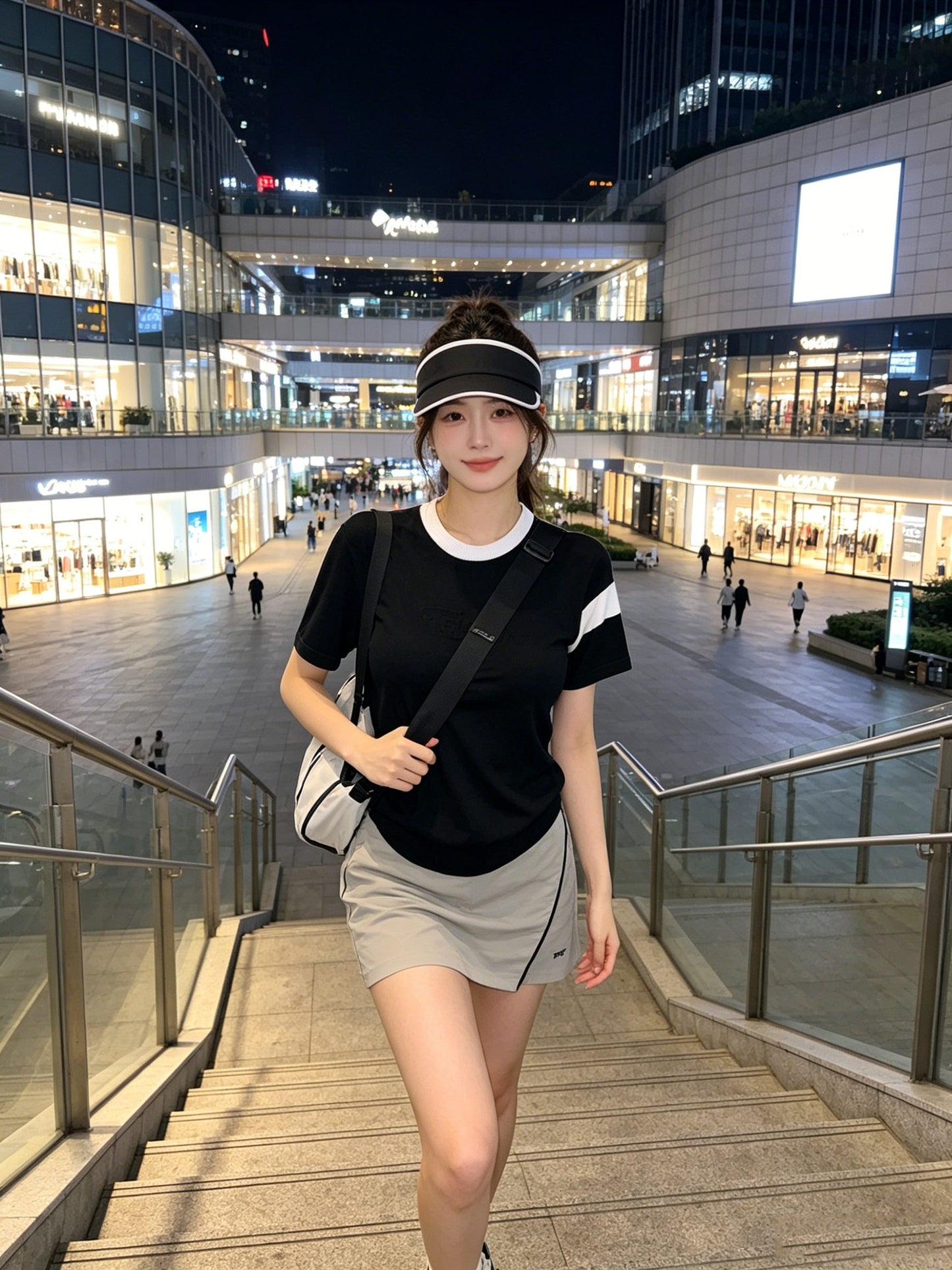 마이골프 / 골프 여름 신상 바디콘 스코틀랜드 팬츠스커트