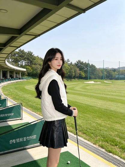 마이골프 / 골프 봄 가벼운 후드 면 자켓