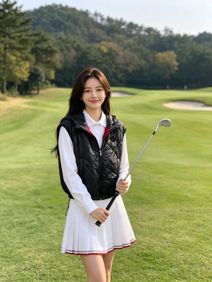 마이골프 / 골프 봄 가벼운 후드 면 자켓