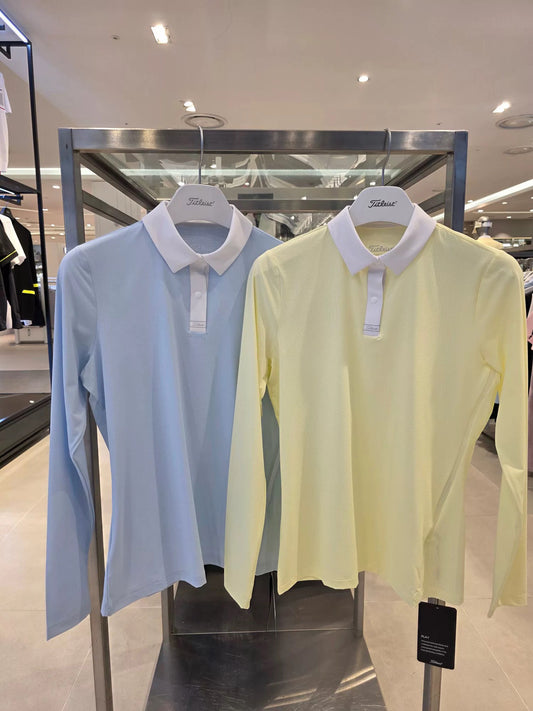 마이골프 / 골프 봄여름 자외선차단 속건 긴팔 폴로티