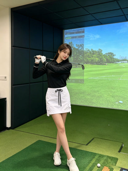 마이골프 / 골프 봄 신상 PXG 여성 골프 긴팔 폴로 티셔츠