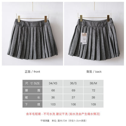 마이골프 / 골프 봄가을 양모 주름치마