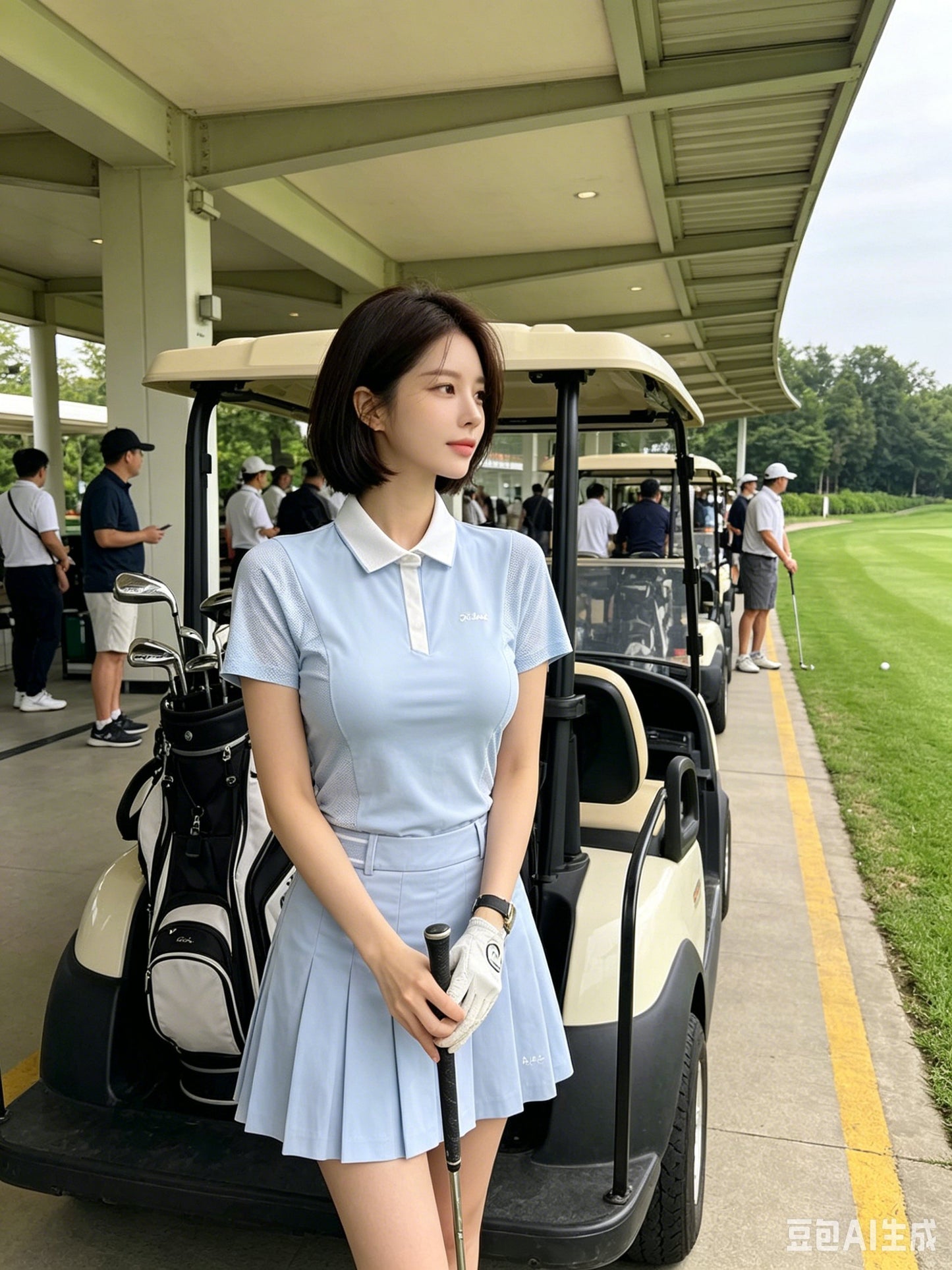마이골프 / 골프 여성 여름 골프 쿨속건 상의