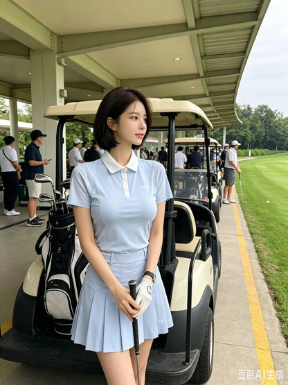 마이골프 / 골프 여성 여름 골프 쿨속건 상의