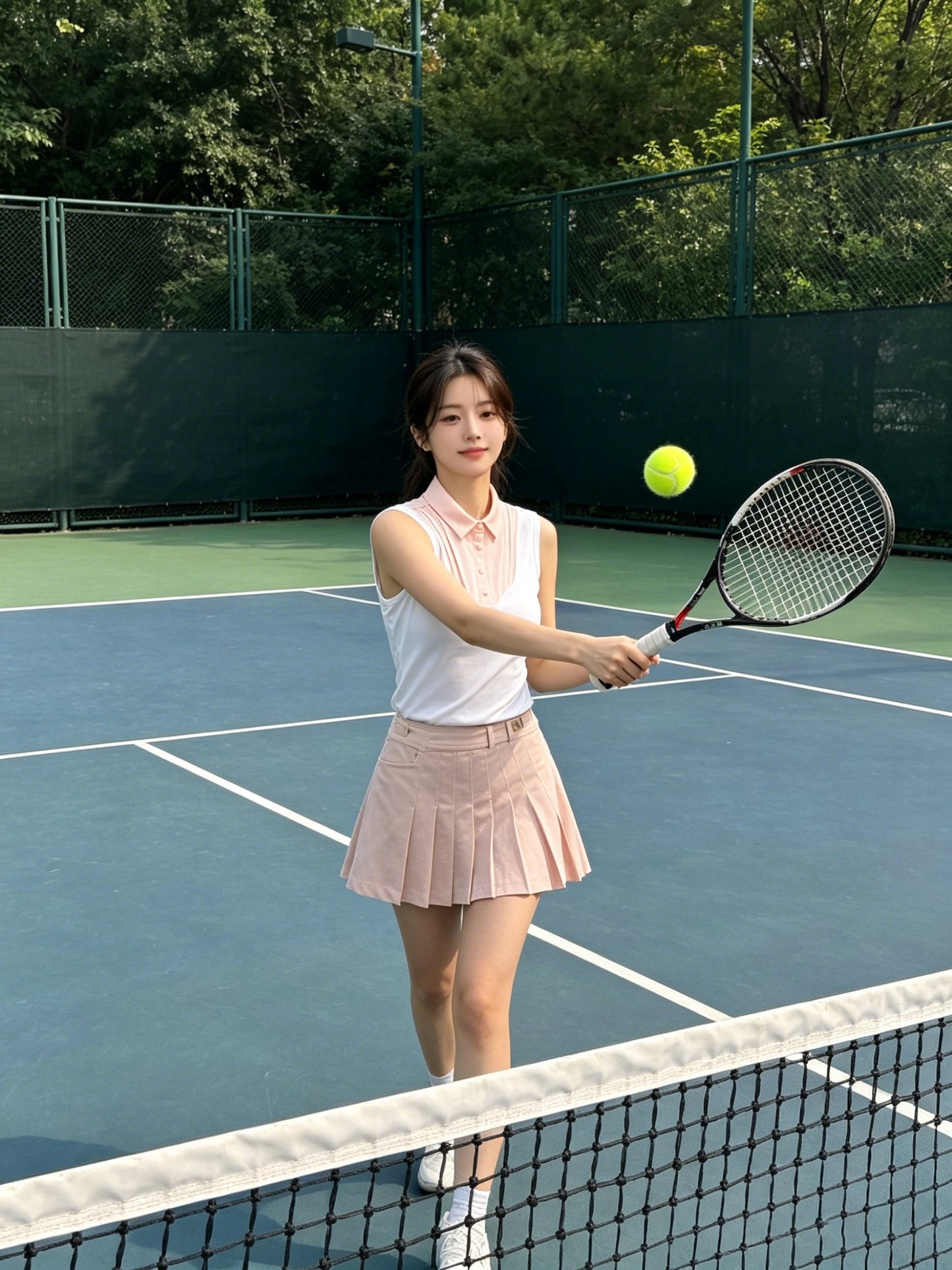 마이골프 / 골프 여름 쿨속건 슬리브리브 상의