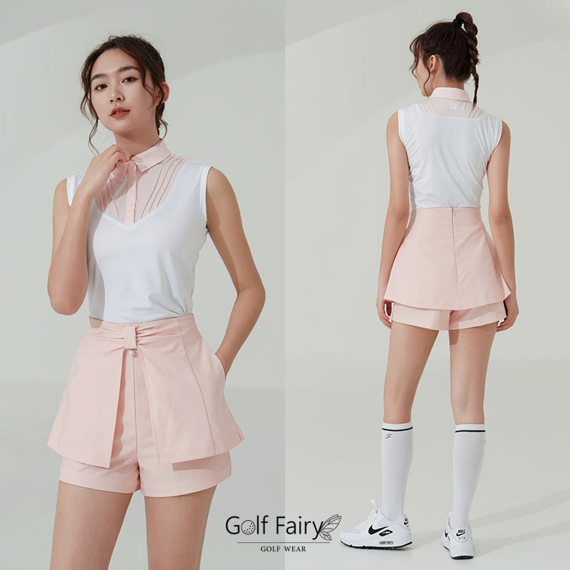마이골프 / 골프 여름 쿨속건 슬리브리브 상의