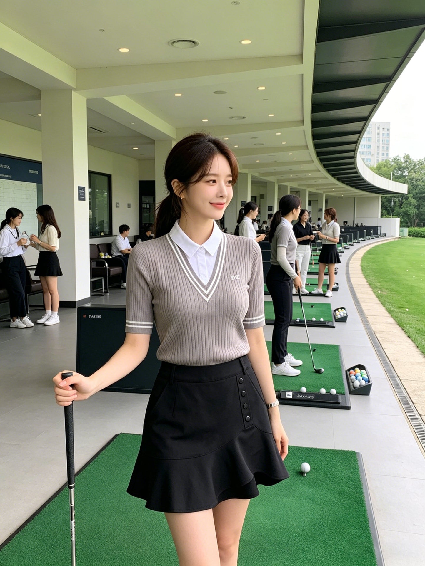 마이골프 / 골프 여름 아웃도어 캐주얼 패션 골프 치마