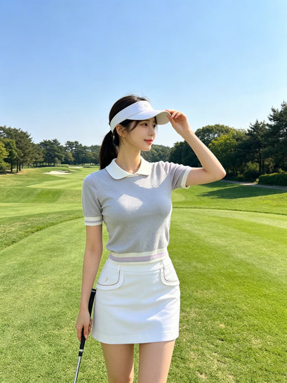 마이골프 / 골프 여름 골프 웨이브 주름 슬림 핏 치마