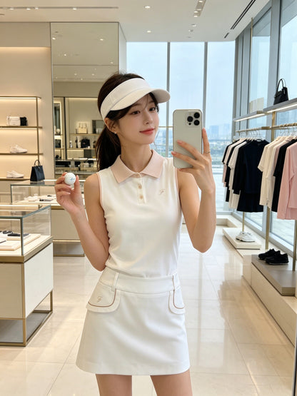 마이골프 / 골프 여름 골프 웨이브 주름 슬림 핏 치마