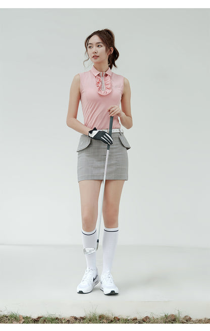 마이골프 / 골프 여름 골프 웨이브 주름 슬림 핏 치마