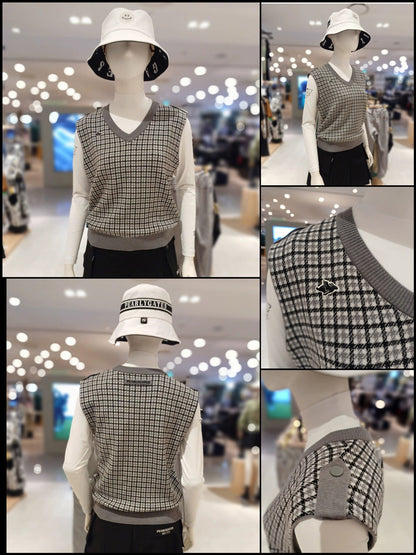 한국골프 / 골프 브이넥 니트 조끼