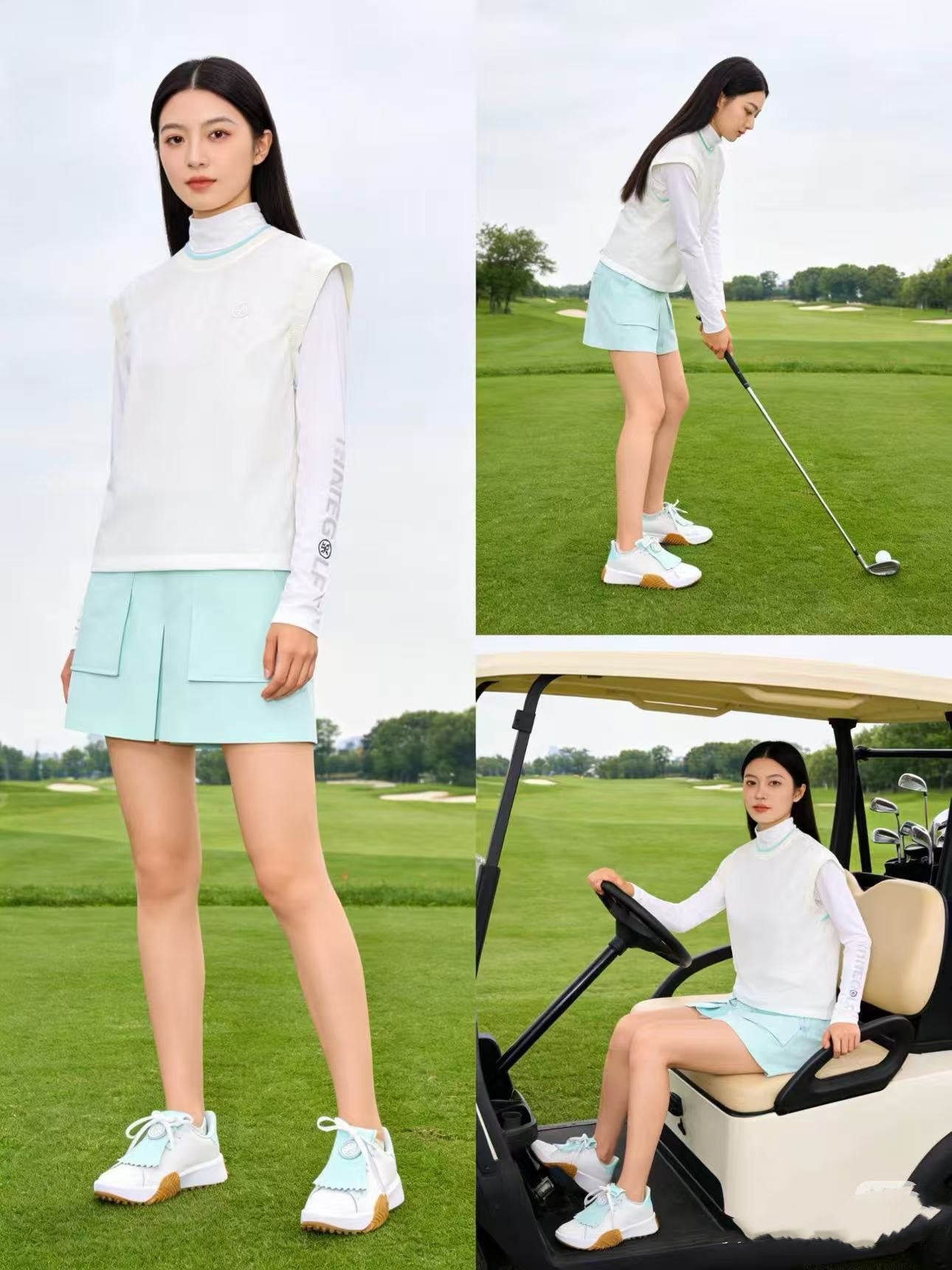 한국골프 / 골프 26SS 여름 신상 루즈핏 라운드넥 민소매 조끼