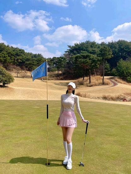 한국골프 / 골프 봄여름 신상 여성 이중 망사 얇은 긴팔 상의