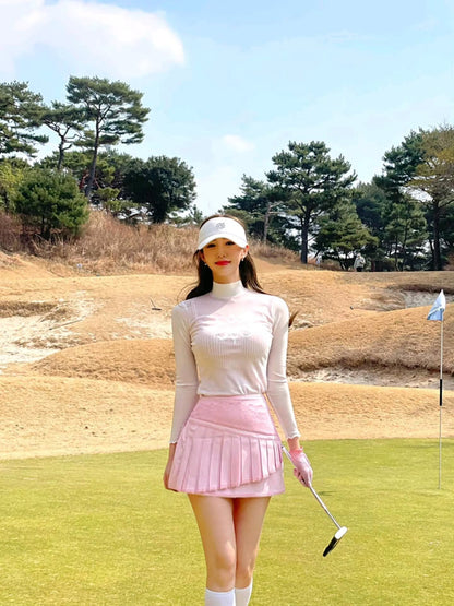 한국골프 / 골프 봄여름 신상 여성 이중 망사 얇은 긴팔 상의