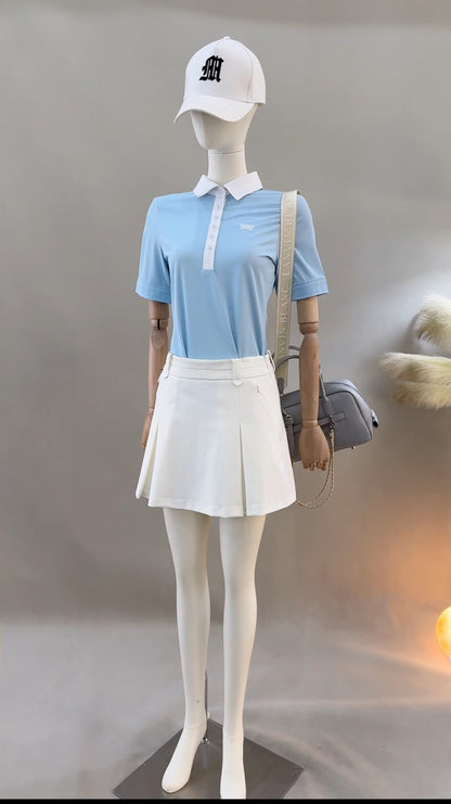 한국골프 / 골프 여름신상 슬림핏 칼라 티셔츠
