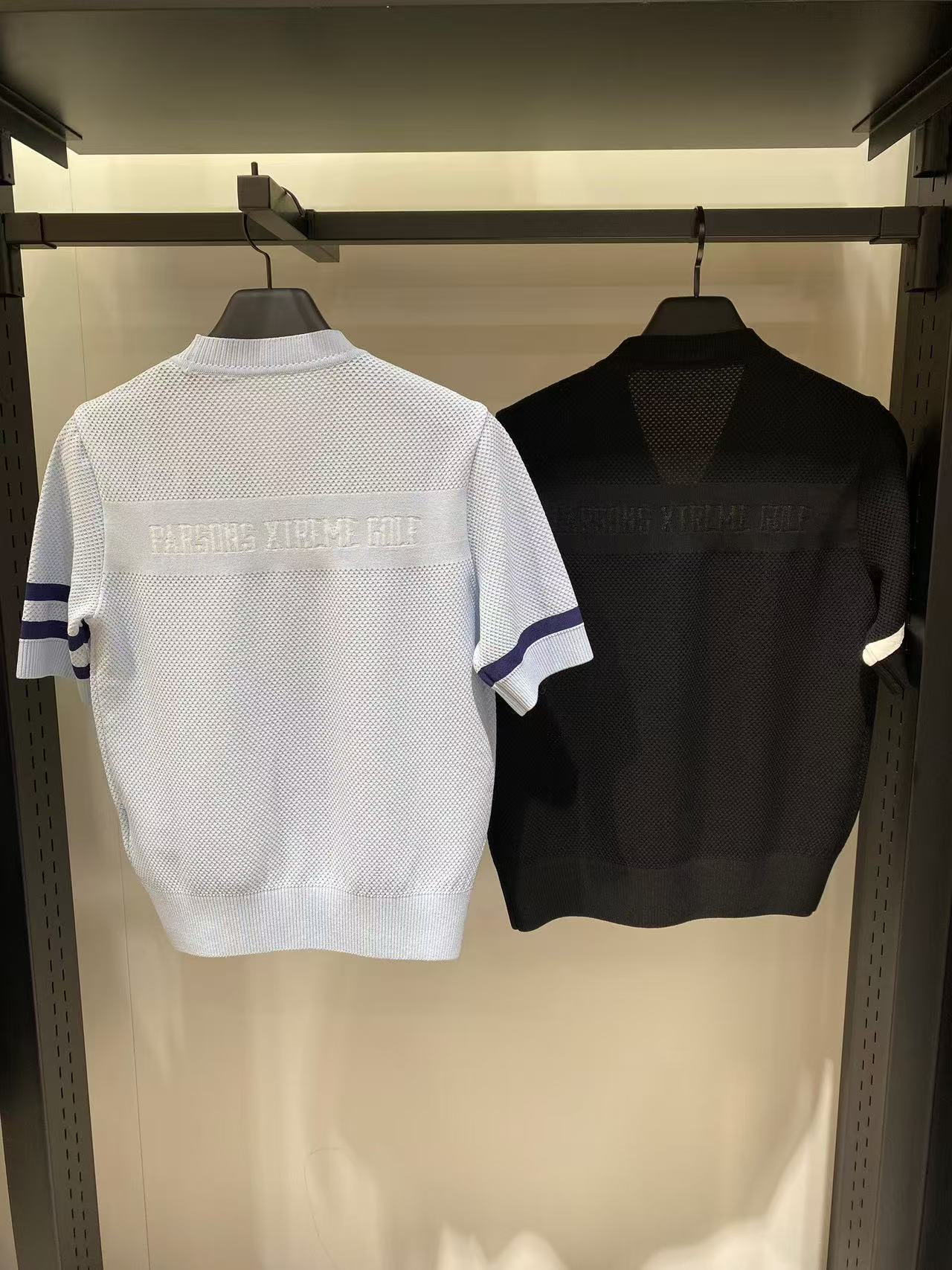 한국골프 / 골프 26SS 여름 신상 브이넥 데일리 반팔 니트 아이스실크 가디건