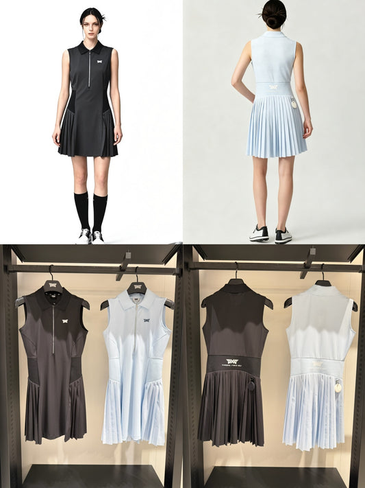 한국골프 / 골프 모델 착용 숏 점프수트