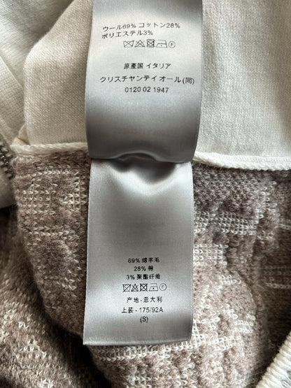 V공장 / 디올 입체 자카드 지퍼 아우더