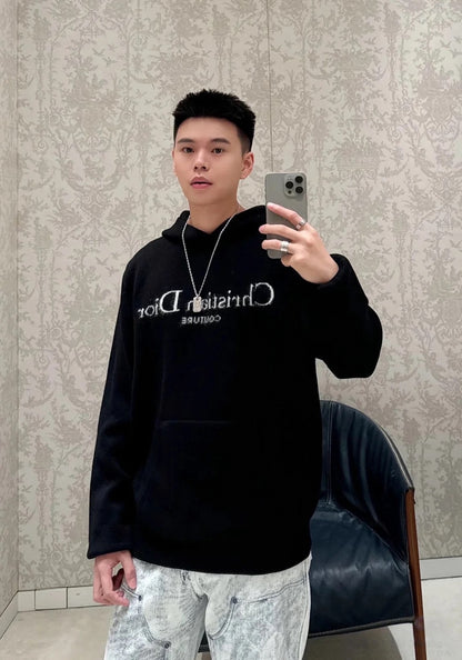 V공장 / 디올 벨벳 레테 자카드 후드집업