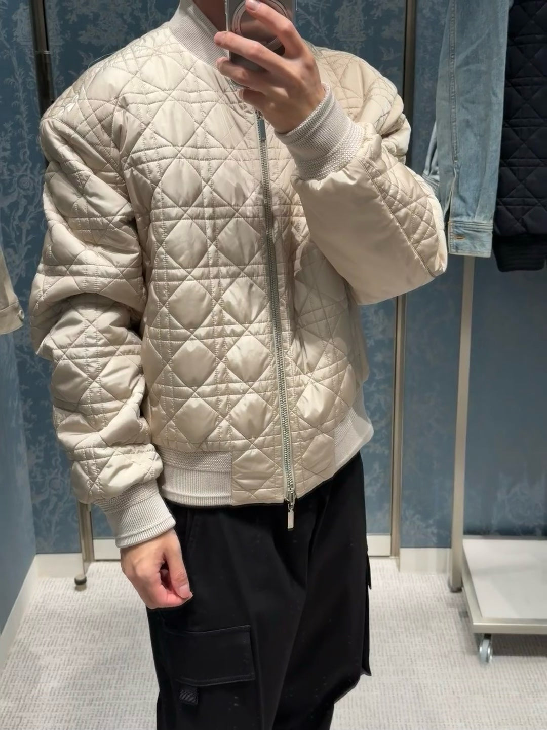 V공장 / 디올 퀼팅 양면자켓