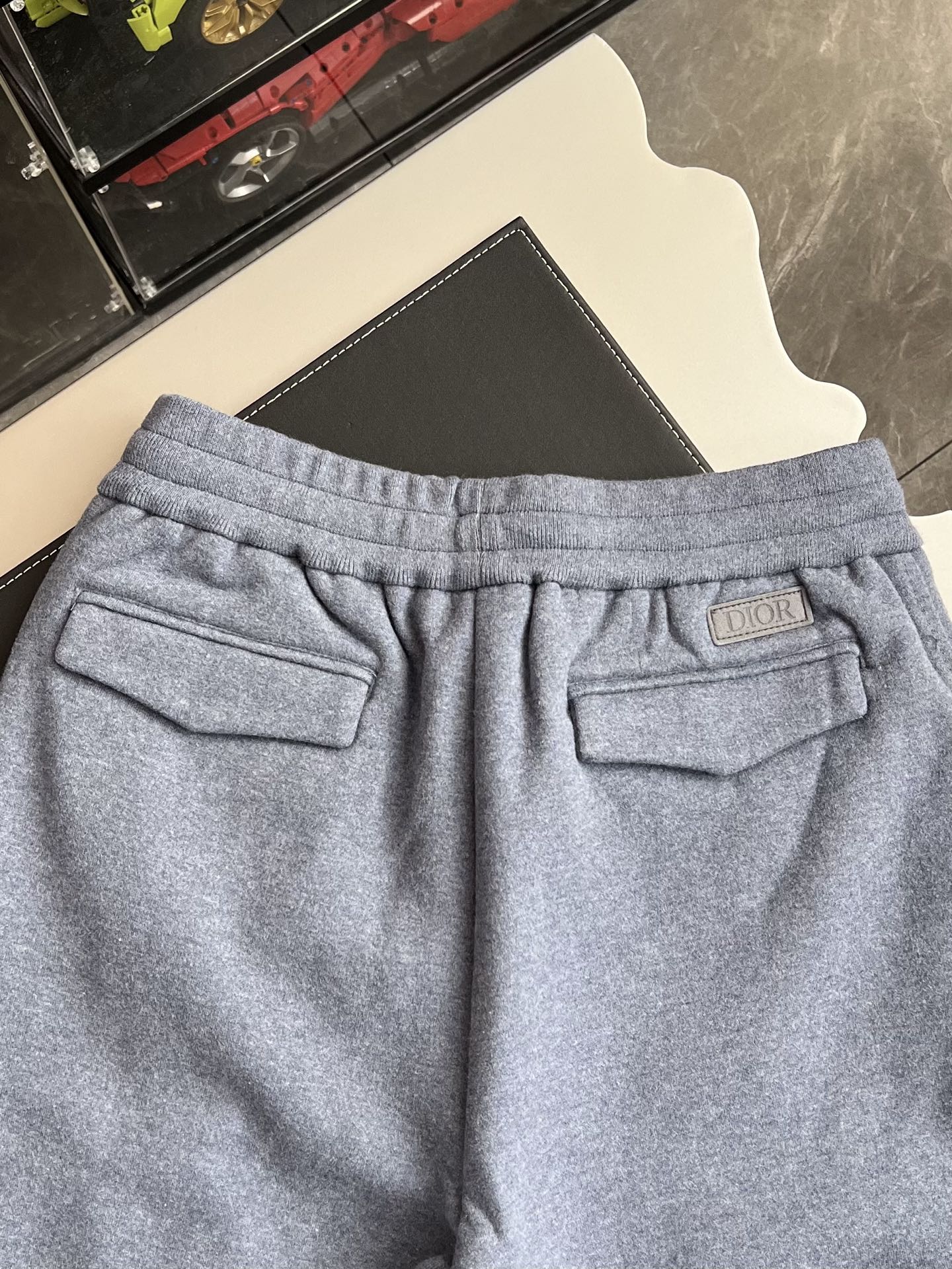 V공장 / 디올 안감 자카드 캐시미어 긴바지