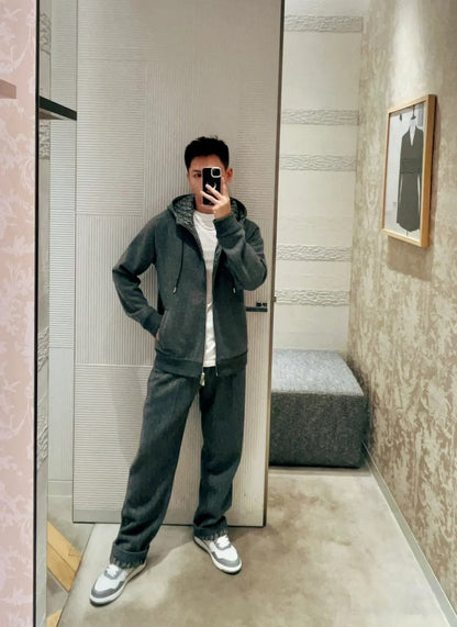 V공장 / 디올 안감 자카드 캐시미어 긴바지