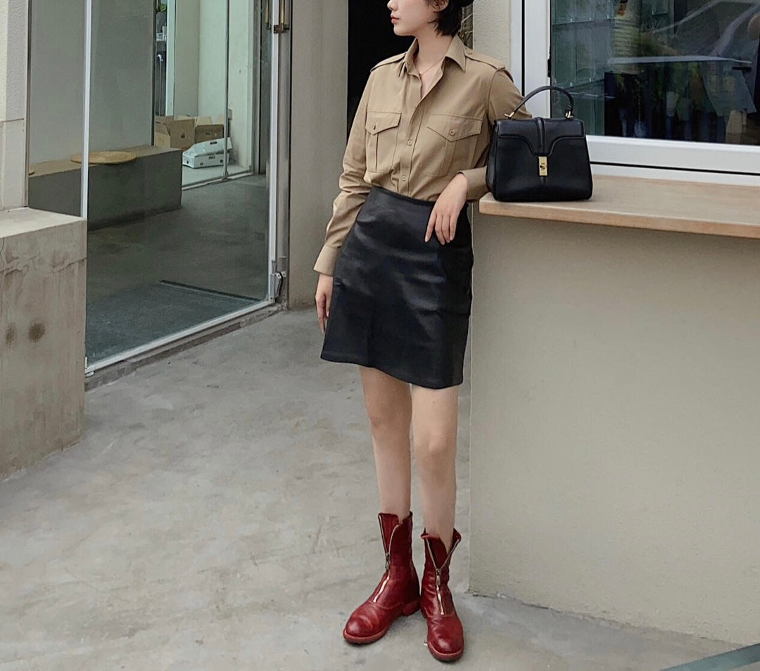 백경공장 / 셀린느 스몰 새틴 소가죽 핸드백