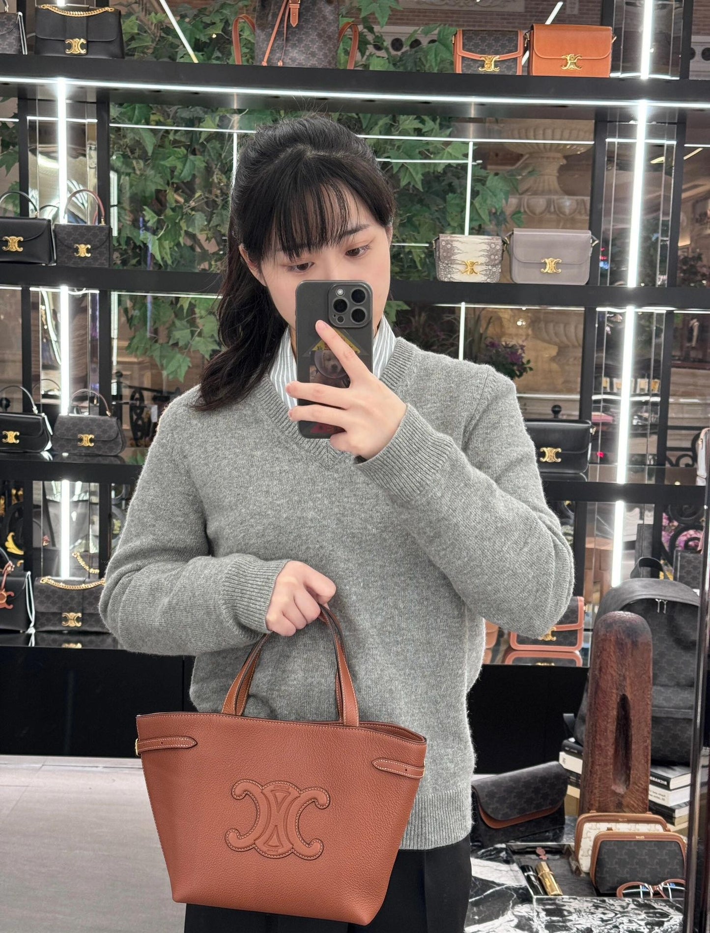 백경공장 / 셀린느 그레인 소가죽 핸드백