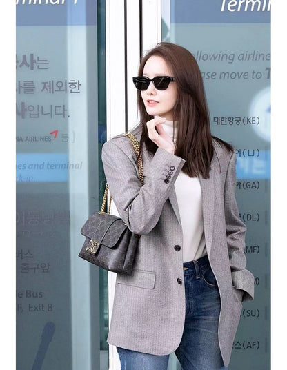 백경공장 / 셀린느 미디엄 로고 프린트 소가죽 핸드백