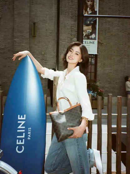 백경공장 / 셀린느 스몰 로고 프린트 핸드백
