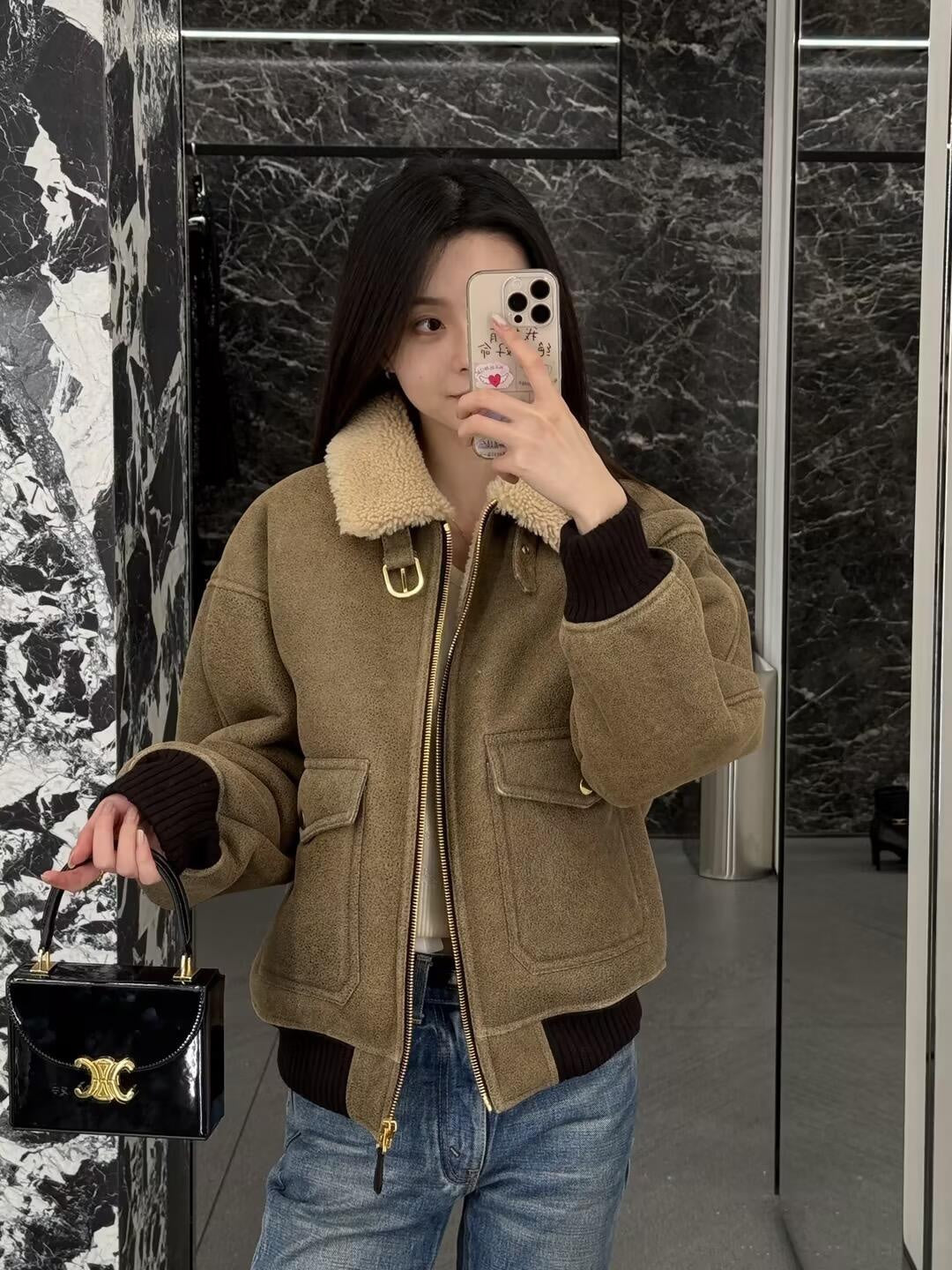 백경공장 / 셀린느 스몰 페인트 소가죽 수납함