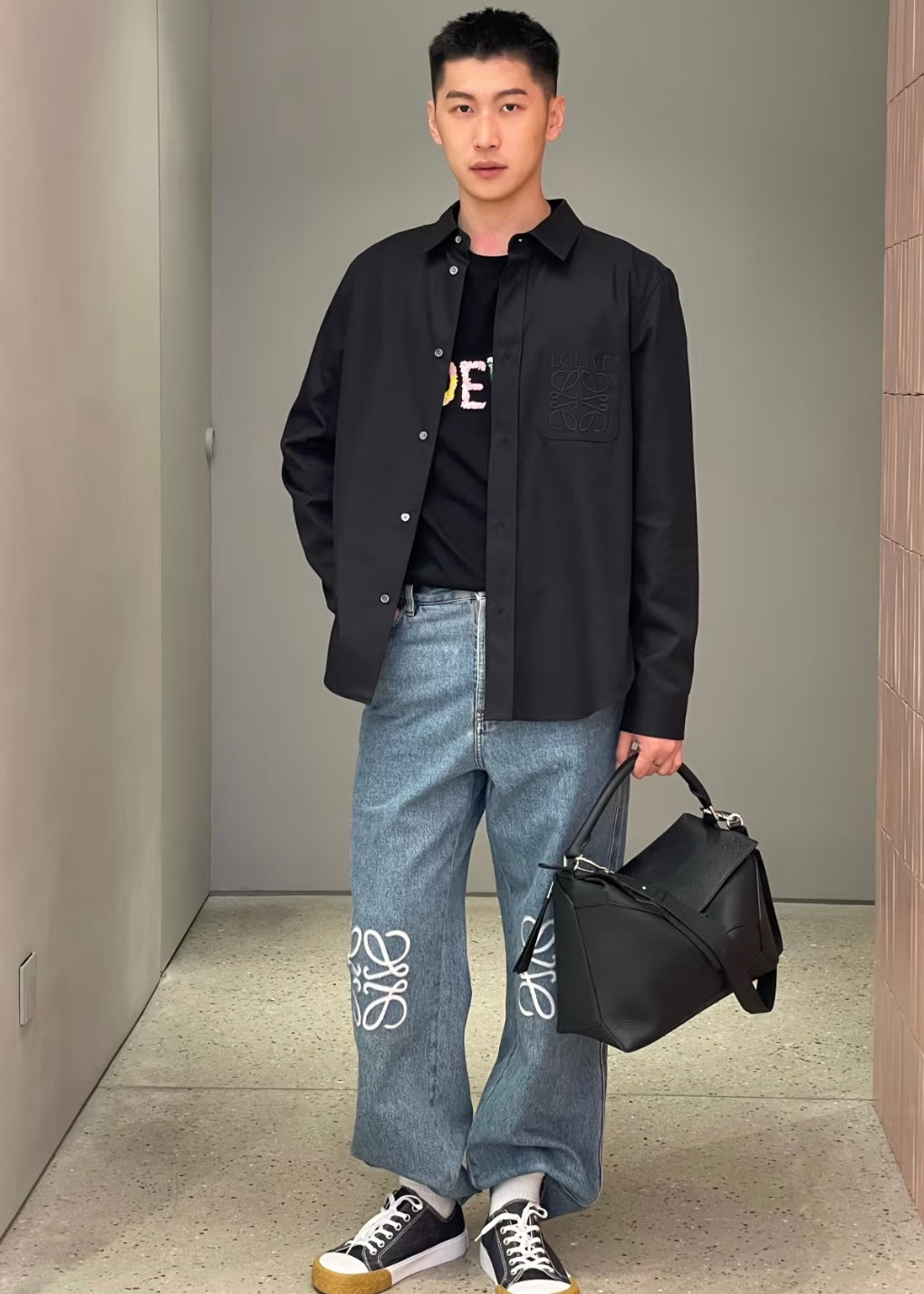 TJ셀러 / 로에베 클래식 코튼 긴팔 셔츠