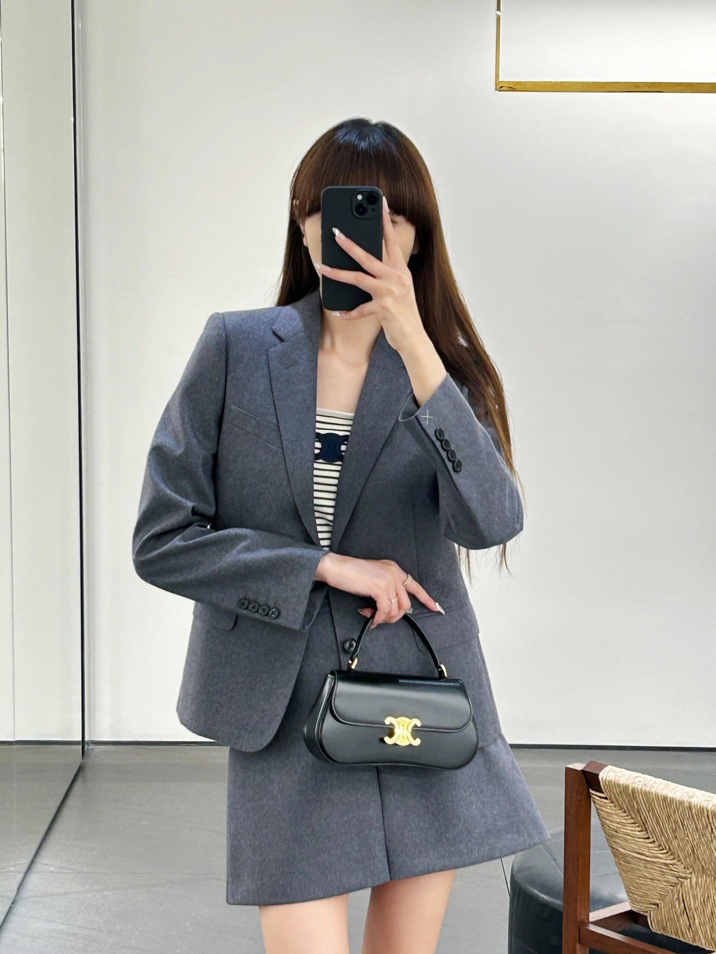 백경공장 / 셀린느 글로시 소가죽 핸드백