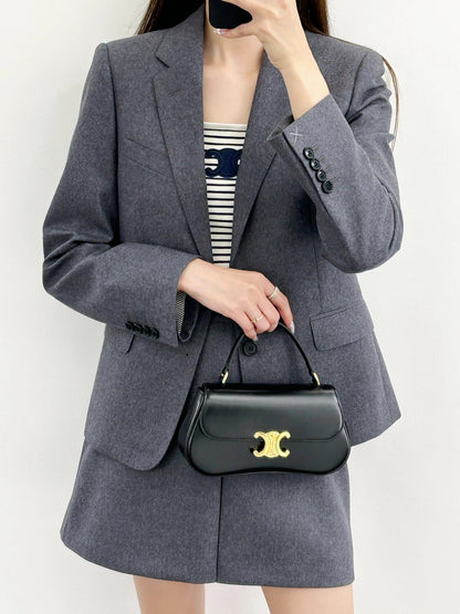 백경공장 / 셀린느 글로시 소가죽 핸드백