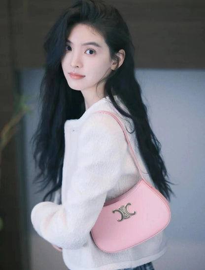 백경공장 / 셀린느 미디엄 사이즈 로고 프린트 소가죽 핸드백