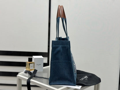 백경공장 / 셀린느 라지 사이즈 데님 토트백