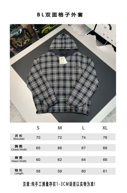 V공장 / 발렌시아가 양면 후드 자켓