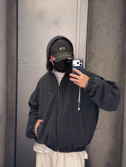 V공장 / 발렌시아가 양면 후드 자켓
