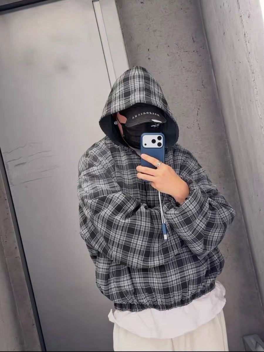 V공장 / 발렌시아가 양면 후드 자켓
